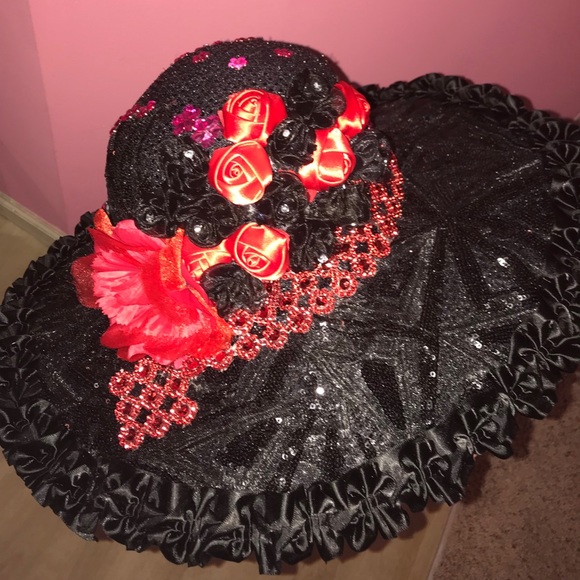 Fancy custom made hat.
